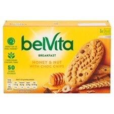 BelVita Breakfast Biscuits Honey & Nut 5 Pack 225G