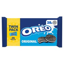 OREO Vanilla Cookie Sandwich Biscuits Twin Pack 2x154G