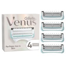 Gillette Venus for Pubic Hair & Skin Women's Razor Blades 4 Pack