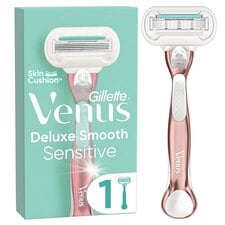 Gillette Venus Platinum Rose Gold Extra Smooth Sensitive Razor 