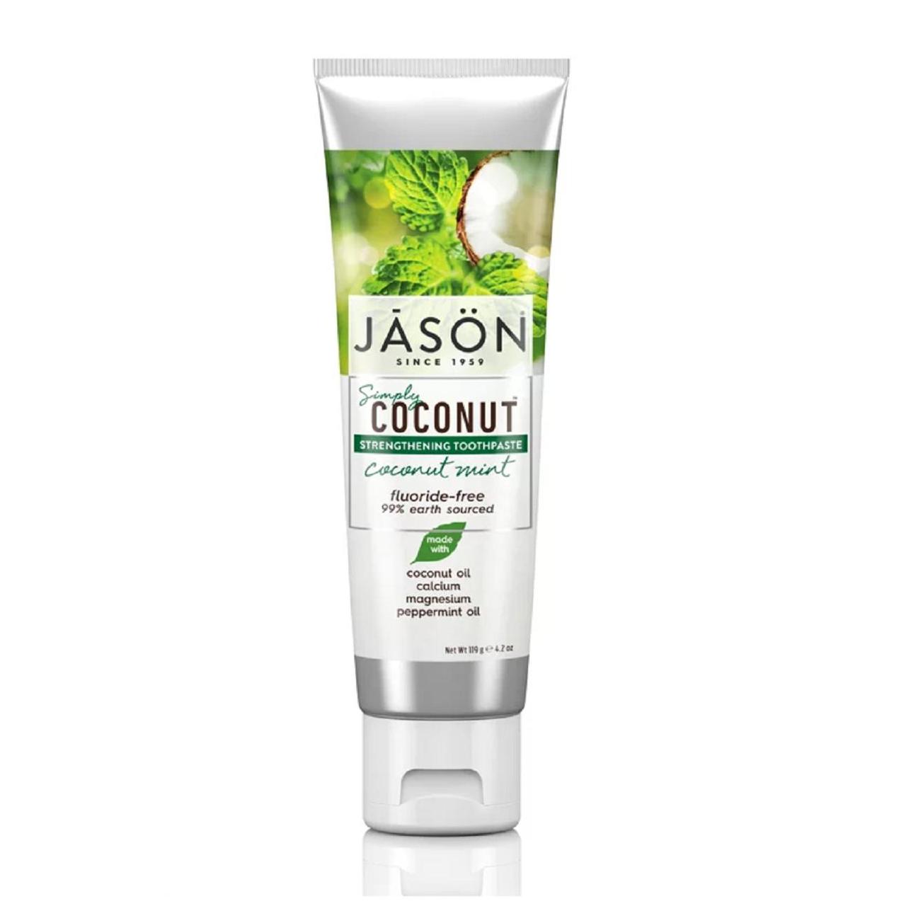 Jason Vegan Coconut Strengthening Toothpaste, Coconut Mint