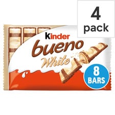 Kinder Bueno White Chocolate Bars Multipack 4 X 39g