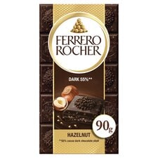 Ferrero Rocher Dark Chocolate & Hazelnut Bar 90g