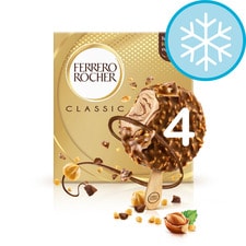 Ferrero Rocher Classic Ice Cream Sticks 4 X 70Ml