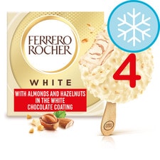 Ferrero Rocher White Ice Cream 4 x 50g