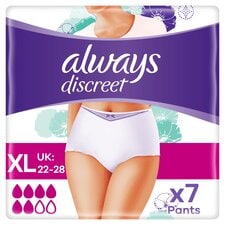 Always Discreet Incontinence Pants XLarge 7 Pack