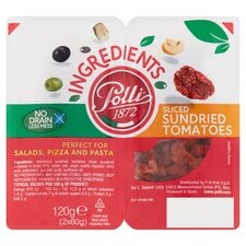 Polli Ingredient Sliced Sundried Tomatoes 120G