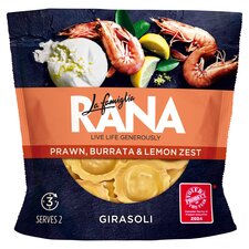 La Famiglia Rana Prawn, Burrata & Lemon Zest Girasoli 250g