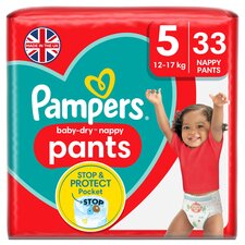 Pampers Baby Dry Pants Essential Pack Size 5 33 Nappies