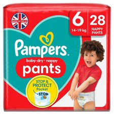 Pampers Baby Dry Pants Essential Pack Size 6 28 Nappies