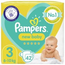 Pampers New Baby Nappies, Size 3 (6-10kg) Essential Pack