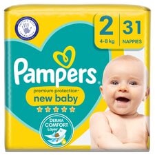 Pampers New Baby Size 2 31 Nappies