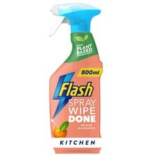 Flash Kitchen Cleaning Spray Wipe Done Mandarin 800Ml