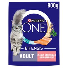 Purina One Cat Adult Salmon & Whole Grain 800G