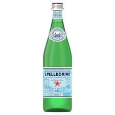 San Pellegrino Sparkling Natural Mineral Water Glass Bottle 750ml