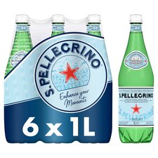 San Pellegrino Sparkling Natural Mineral Water Multipack 6x1L