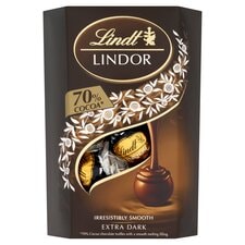Lindt Lindor 70% Extra Dark Chocolate Truffles 200g
