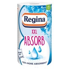 Regina XXL Absorb Kitchen Roll 100 Supersized Sheets 1 Roll