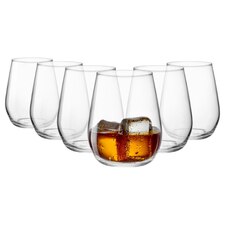 Bormioli Rocco Electra Glass Tumblers - 370ml - Pack of 6