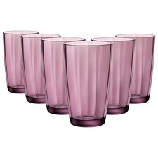 Bormioli Rocco Pulsar Highball Glasses - 470ml - Purple - Pack of 6