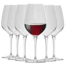 Bormioli Rocco Inalto Tre Sensi Red Wine Glasses - 550ml - Pack of 6