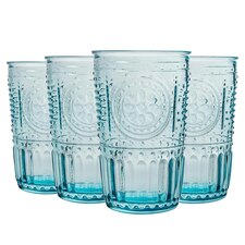 Bormioli Rocco Romantic Highball Glasses - 340ml - Pack of 4