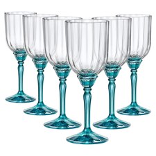 Bormioli Rocco Florian Cocktail Glasses - 245ml - Blue - Pack of 6