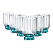 Bormioli Rocco Florian Double Whisky Glasses - 375ml - Blue - Pack of 6