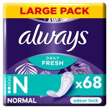 Always Dailies 3 In 1 Panty Liners 68 Pack