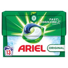 Ariel All In One Washing Liquid Pods Original 13 Washes 254.8G