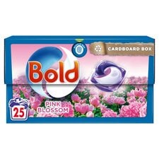 Bold All In One Washing Pods Pink Blossom 25 Washes 485G