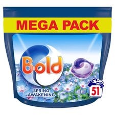 Bold All In One Washing Liquid Pods Spring Awakening 51 Washes 989.4G