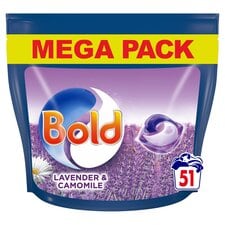 Bold All In One Washing Liquid Pods Lavender And Camomile 51 Washes 989.4G