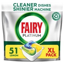 Fairy Platinum All In One Lemon 51 Dishwasher Tablets 760G