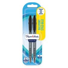 Paper Mate Flexgrip Ultra Ballpoint Pens, Black, 2 Count