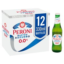 Peroni Nastro Azzurro 0.0% Beer 12 X 330Ml