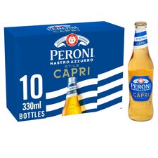 Peroni Nastro Azzurro Stile Capri Lager 10 X 330Ml