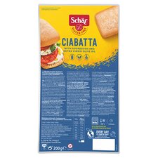 Schar White Ciabatta Rolls 200G