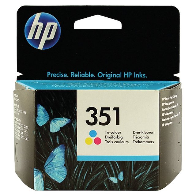 Hp 351 Colour Inkjet Print Cartridge Bb 