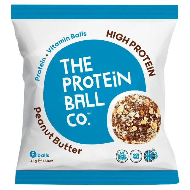 The Protein Ball Co. Peanut Butter 6 Balls  45g