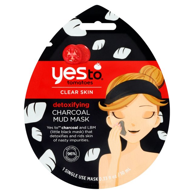 Yes To Tomatoes Detoxifying Charcoal Mud Mask 10ml