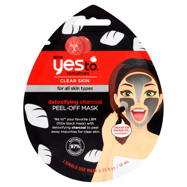 Yes To Tomatoes Detoxifying Charcoal Peel-Off Mask 10ml