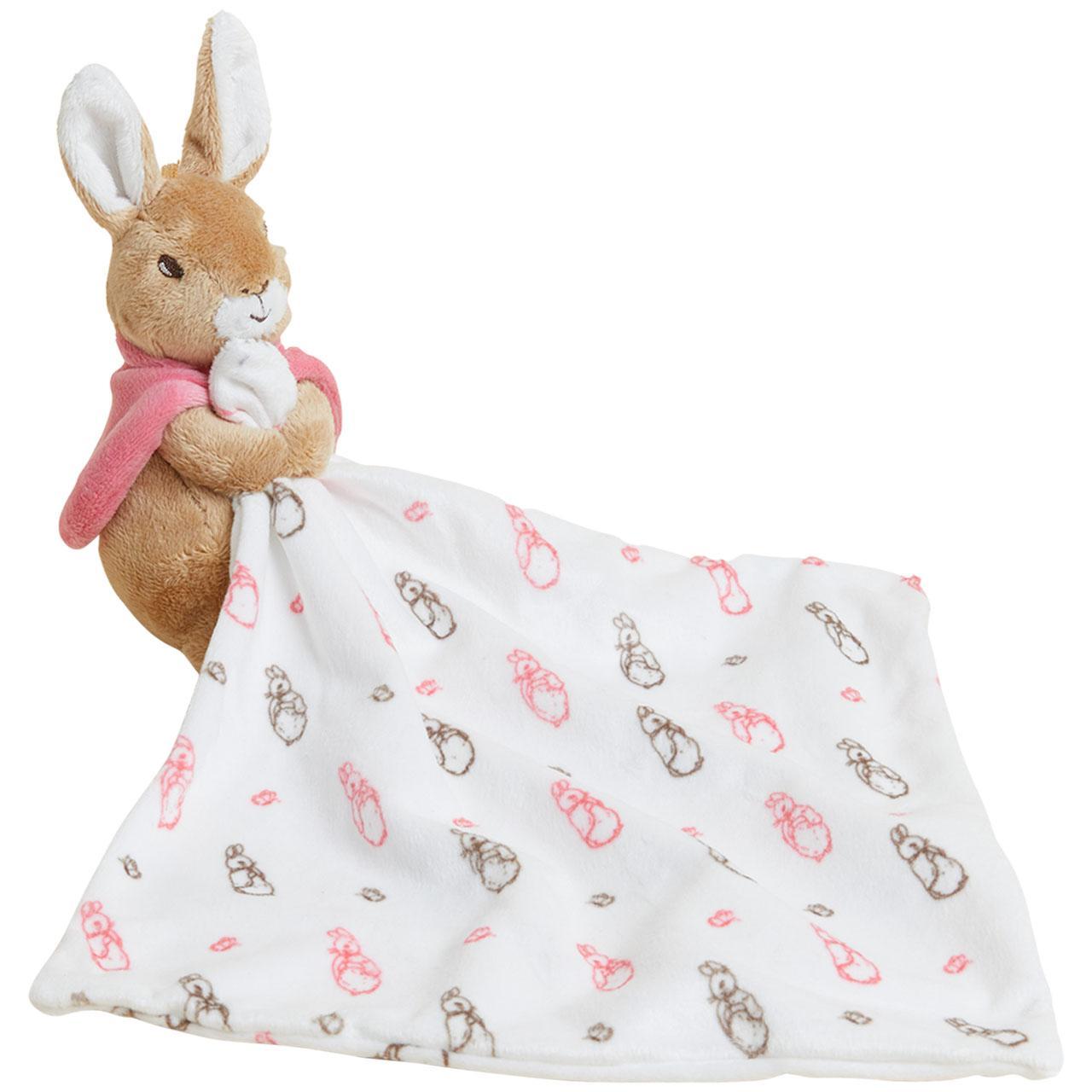 M&S Unisex Peter Rabbit Flopsy Comforter, One Size, Pink Mix