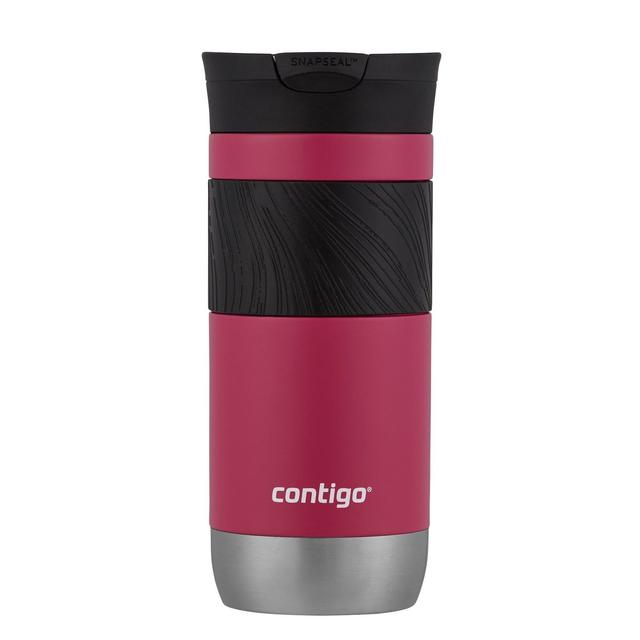 Contigo Byron Snapseal Stainless Steel Dragonfruit Travel Mug 470ml 