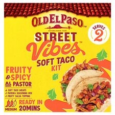 Old El Paso Soft Taco Street Vibes Al Pastor Meal Kit 257G