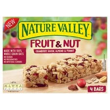 Nature Valley Fruit & Nut Cranberry 4X30g