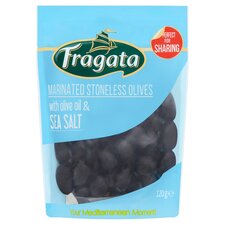 Fragata Marinated Stoneless Olives with Olive Oil & Sea Salt 120g