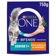 Purina One Bifensis Senior Chicken Cat Food 750G