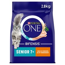 Purina One Senior 7+ Dry Cat Food Chicken 2.8Kg