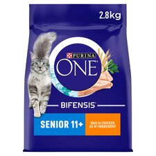 Purina One 11+ Dry Cat Food Chicken 2.8Kg